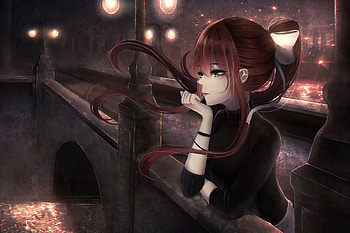 Doki Doki Literature Club!, Monika (Doki Doki Literature Club!), Video Game HD wallpaper