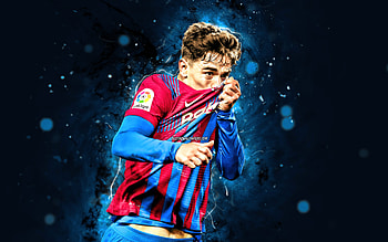 Gavi, soccer, spanish, barca, barcelona, football HD wallpaper