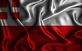 Utrecht flag, , silk wavy flags, dutch provinces, Day of Utrecht, fabric flags, Flag of Utrecht, 3D art, Utrecht, Europe, Provinces of Netherlands, Utrecht 3D flag, Netherlands HD wallpaper