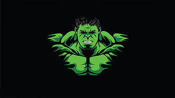 Hulk Minimal Design, hulk, superheroes, artwork, digital-art, behance HD wallpaper