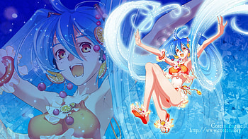 Aquatic Orange, Aqua, Summer, Orange, Hatsune Miku, Vocaloid, Water HD wallpaper