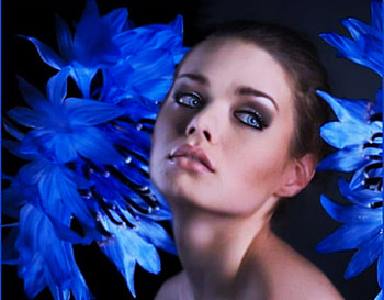 Blue eyes, sexy, eyes, girl, model HD wallpaper