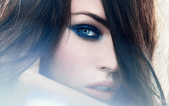 Beautiful Woman, sexy, hot, eye, blu HD wallpaper