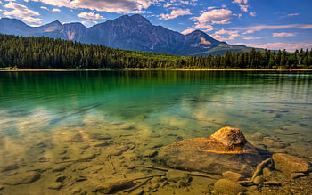 Landscape, Rivers, Mountains HD wallpaper