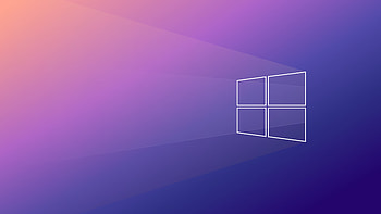 Windows 10 , Gradient background, Minimal, , Technology HD wallpaper