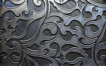 Texture, white, black, grey, metallic, bw HD wallpaper