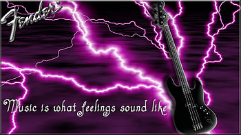 Black Fender Bass Guitar Computer , Backgrounds . HD wallpaper