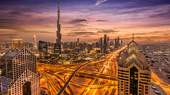 Dubai city , ultra , Urban architecture HD wallpaper