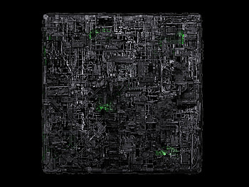 Borg Assimilation Cube, ship, scifi, movie, stra trek, borg HD wallpaper