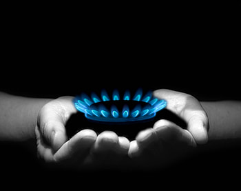 Flame, Miscellanea, Miscellaneous, Hands, Black Background, Gas, Hotplate, Burner HD wallpaper