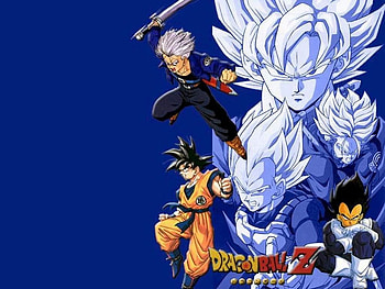 Dragon Ball Z - Three Super Saiyans, Goku SSJ2, Vegeta, Trunks SSJ2, Vegeta SSJ2, Manga, Son Goku, Anime, Player, Dragon Ball Z Kai, Trunks HD wallpaper