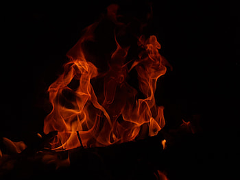 Fire, Dark, Flame, Darkness, To Burn, Burn HD wallpaper