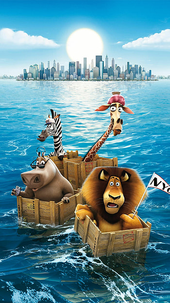 Madagascar movie characters, Animated adventure, Disney magic, DreamWorks Animation HD phone wallpaper