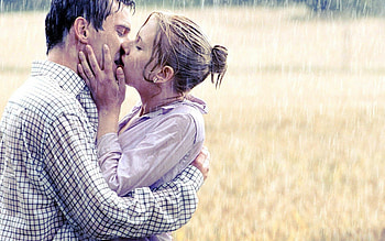 Kissing couple rain , Romantic rain kisses, Emotional connection, Intimate moments HD wallpaper