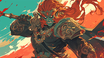 Tears of the Kingdom: Ganondorf, video game, The Legend of Zelda: Tears of the Kingdom, Ganondorf (The Legend Of Zelda) HD wallpaper