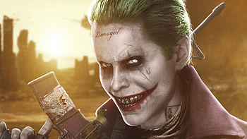 Jared Leto Joker Art , joker, supervillain, superheroes, artist, artwork, digital-art, artstation HD wallpaper