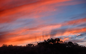 Sunset, clouds, sky, nature HD wallpaper