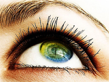 Colourful Reflections, colourful eye, eye, abstract HD wallpaper