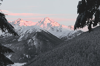 Snow Capped Mountains , snow, mountains, nature HD wallpaper