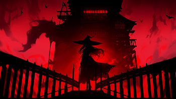 Witch - Castle, AI Art, witch, Anime Art HD wallpaper