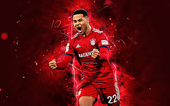 Serge Gnabry, bayern munich HD wallpaper