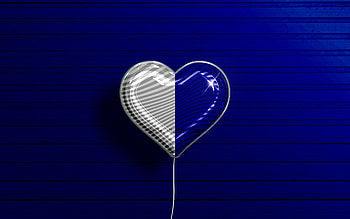 I Love Waterford, , realistic balloons, blue wooden background, Day of Waterford, irish counties, flag of Waterford, Ireland, balloon with flag, Counties of Ireland, Waterford flag, Waterford HD wallpaper