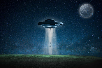 Unidentified Flying Object, artist, artwork, digital-art HD wallpaper