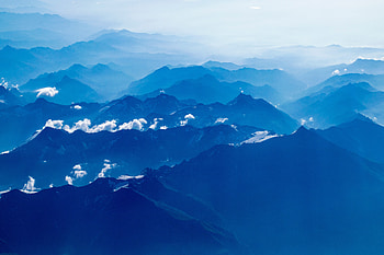 Nature, Sky, Mountains, Clouds, View From Above, Fog HD wallpaper