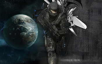 Master Chief & Noble Six vs Spider-Man & Agent Venom HD wallpaper