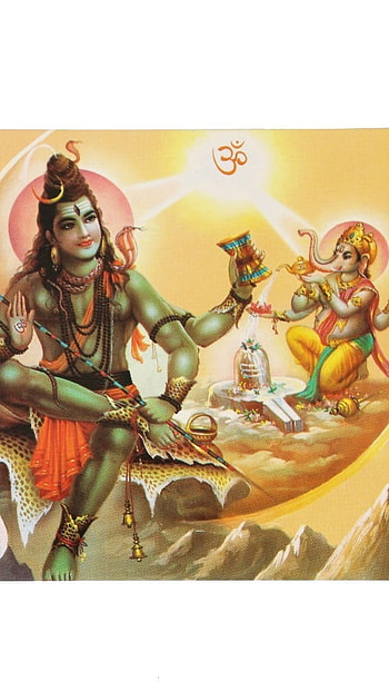 Bholenath, Lord Shiva, lord ganesh HD phone wallpaper