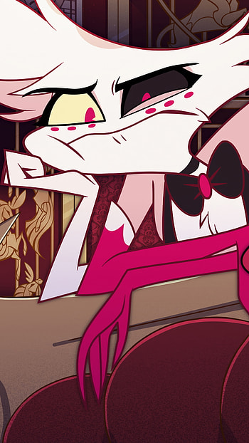 Angel Dust Hazbin Hotel Mobile, TV Show, Hazbin Hotel, Angel Dust (Hazbin Hotel) HD phone wallpaper