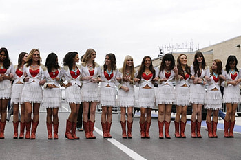 Formula 1 Grid Cowgirls, cowgirls, Grid Girls, Formula 1 Grid Girls, boots, hats HD wallpaper