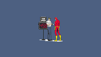 the flash dc comics comics humor adult police super hero speed fine HD wallpaper