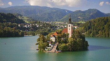 Landscape, Cities, Lakes HD wallpaper