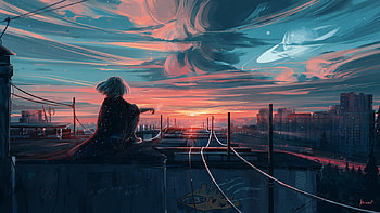 Any Late Night Anime Solo Type Pics? : R , Good Bye Anime HD wallpaper