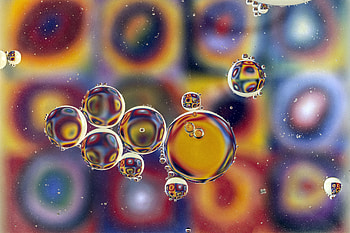 Abstract, Water, Bubbles, Multicolored, Motley, Blur, Smooth HD wallpaper