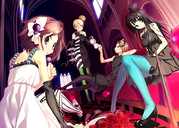 K-on!, sexy, akiyama mio, cute, dress, tainaka ritsu, anime, kotobuki tsumugi, flower, cool, hirasawa yui, girls, k-on HD wallpaper
