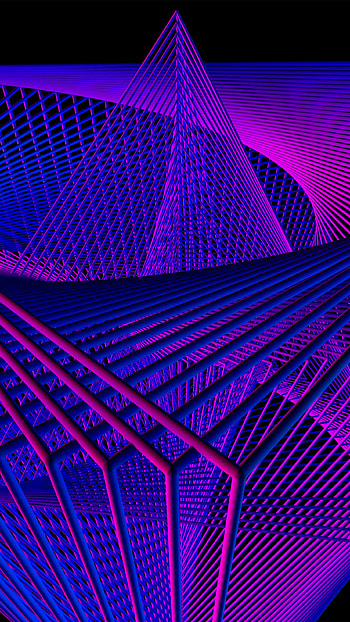 Geometric Outbreak Design, Minimalistic Art, Modern Graphics, Digital Creations HD phone wallpaper