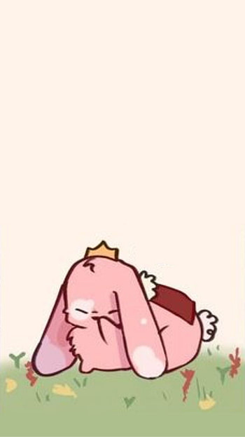 Rabbit || Technoblade, minecraft, art, mcyt, chibi, orginssmp, bunny, cute, dsmp HD phone wallpaper