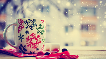 Christmas mug , Top backgrounds, Food HD wallpaper