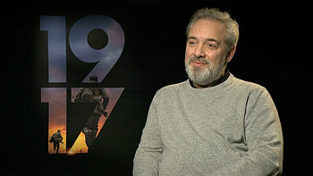 Sam Mendes, Co-writer discussion, Challenges of 1917, Moviefone interview HD wallpaper