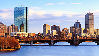Longfellow Bridge, Boston Skyline HD wallpaper