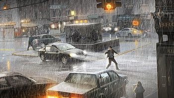 Heavy Rain, Top rain , Beautiful ry, Mesmerizing graphs HD wallpaper
