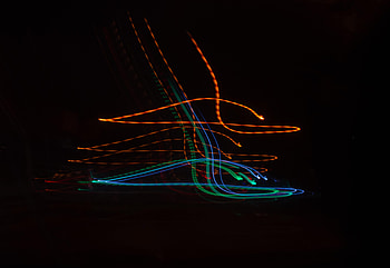 Abstract, Dark, Shine, Light, Lines, Long Exposure HD wallpaper