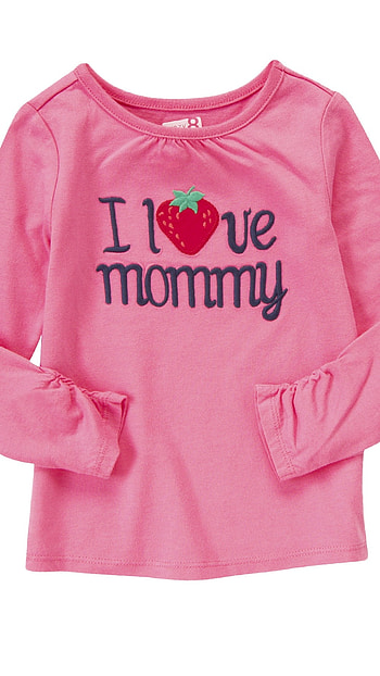 I Love Mom, Cute, Pink Tshirt HD phone wallpaper