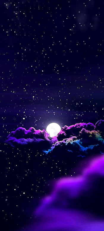 Space02, cloud, moon, pink, universe, black, dark, galaxy, space HD phone wallpaper