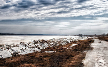 Nature, Rivers, Ice, Cold HD wallpaper