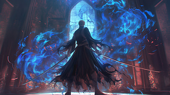 Ichigo Kurosaki - Blue Anime Vibes, Anime, Bleach, Ichigo Kurosaki, blue anime HD wallpaper