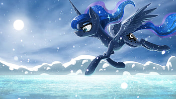 Princess Luna, Cartoon, Luna, My Little Pony, Friendship is Magic HD wallpaper
