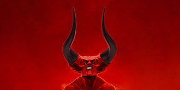 Demon Horns , demon, supervillain, artist, artwork, digital-art HD wallpaper